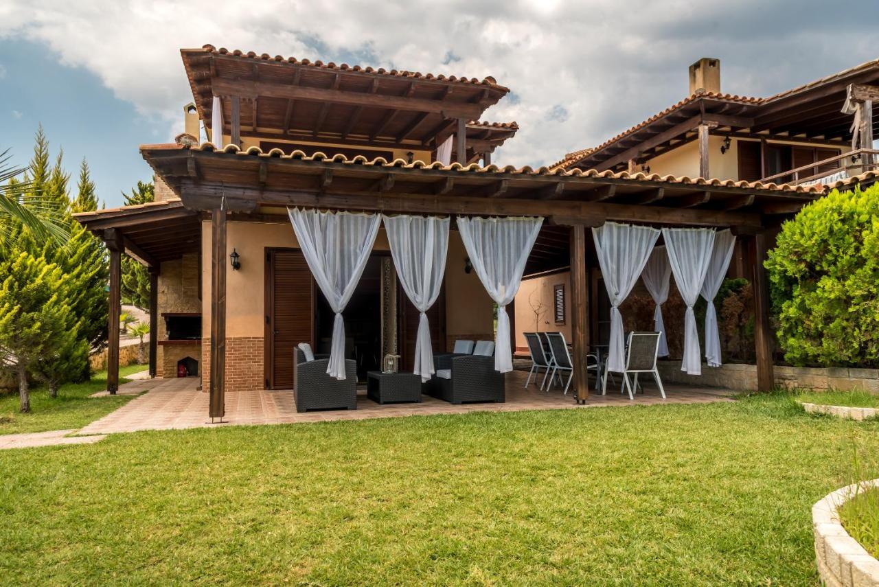 Blue Thea Luxury Villa In Afitos Exterior photo